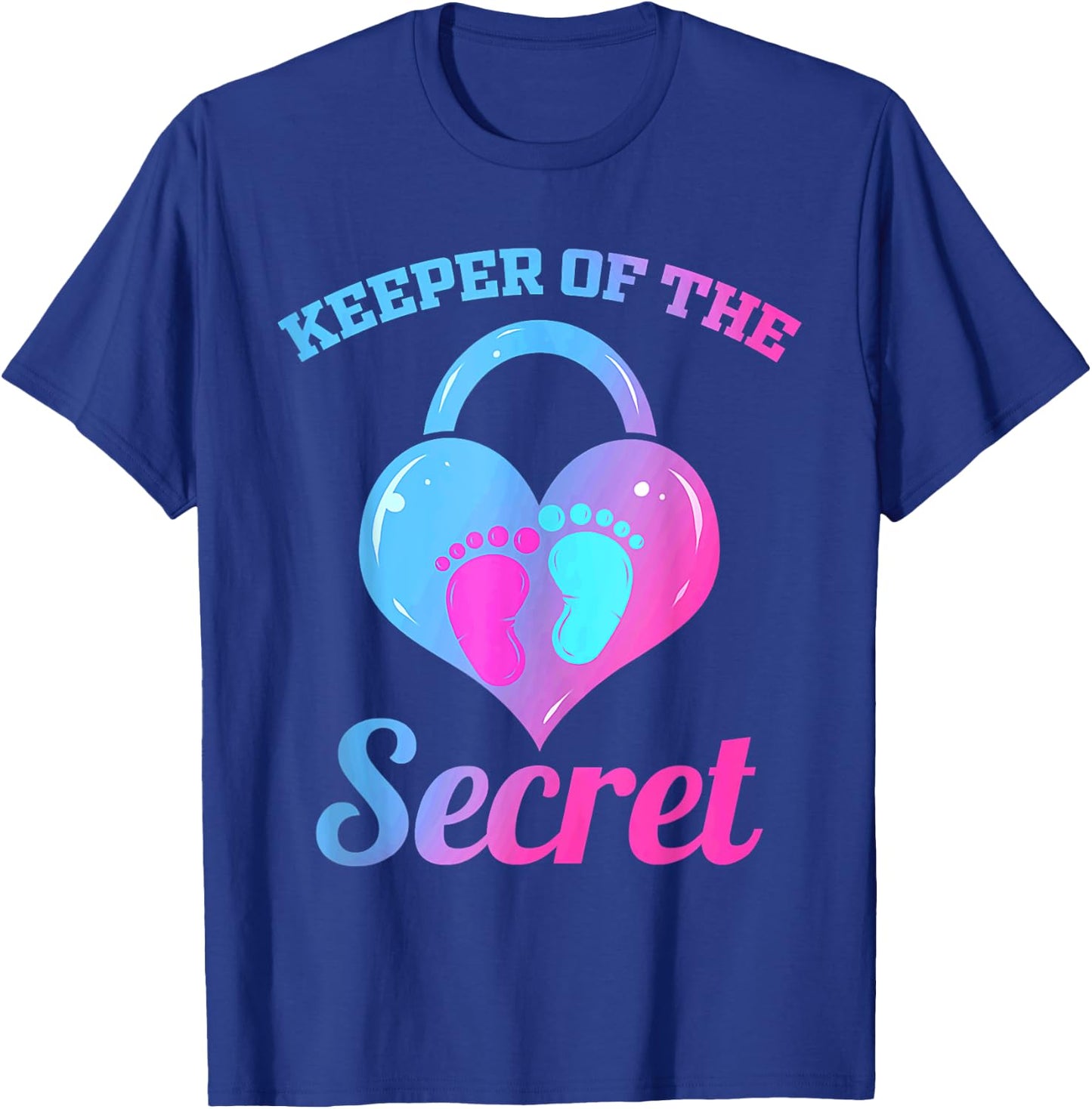 Keeper of the Secret Keeper of the Gender Parents Men Women T-Shirt - T-Shirt | Royal