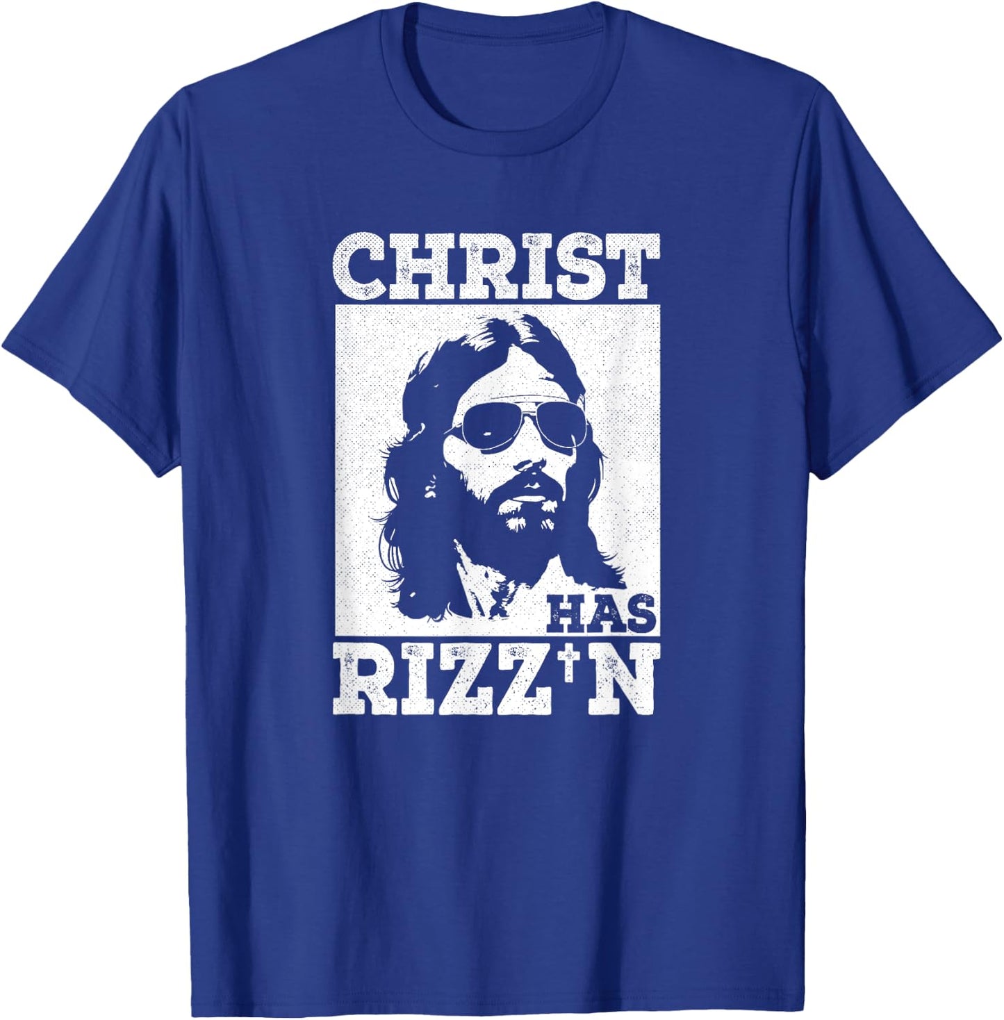 Christ has Rizz'n Risen Cool Jesus Charisma Game Holy Charm T-Shirt - T-Shirt | Royal