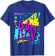 Totally Rad 80's Retro Party Eighties Costume Party T-Shirt - T-Shirt | Royal
