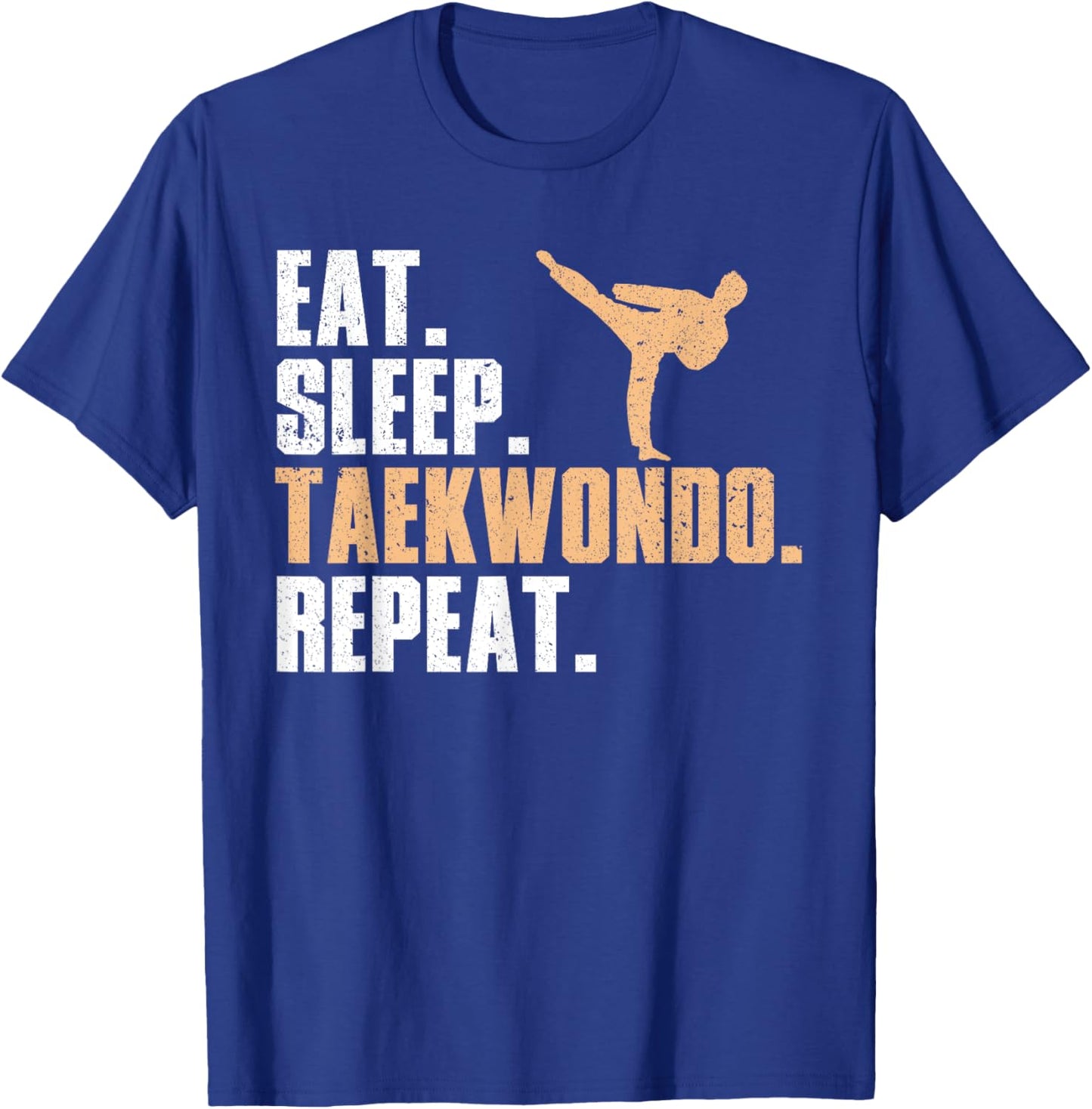 Funny Taekwondo Design For Boys Girls Tae Kwon Do Fighters T-Shirt - T-Shirt | Royal