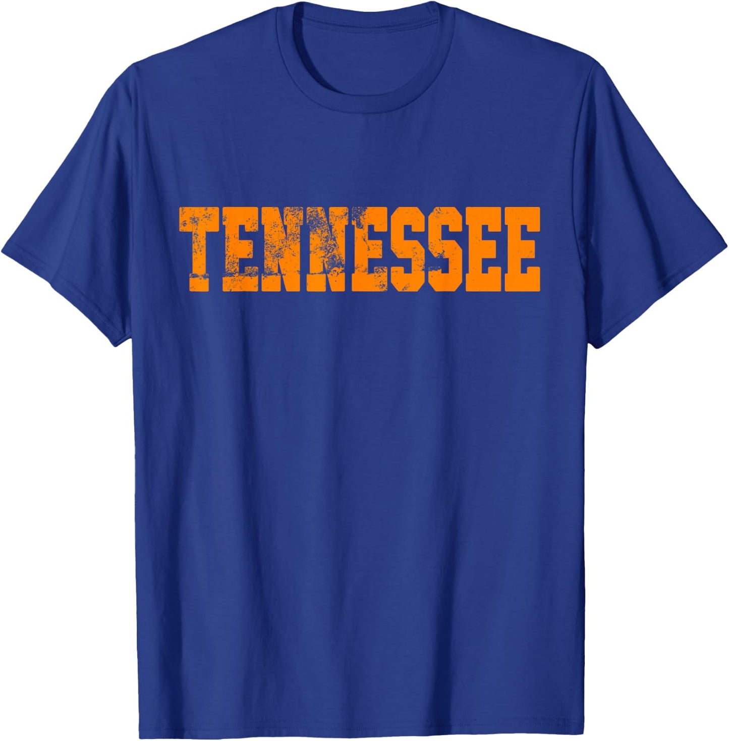 Vintage Tennessee Men Tennessee Women Retro Orange T-Shirt - T-Shirt | Royal