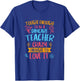 Tough Enough To Be A Daycare Teacher Funny Daycare Provider T-Shirt - T-Shirt | Royal