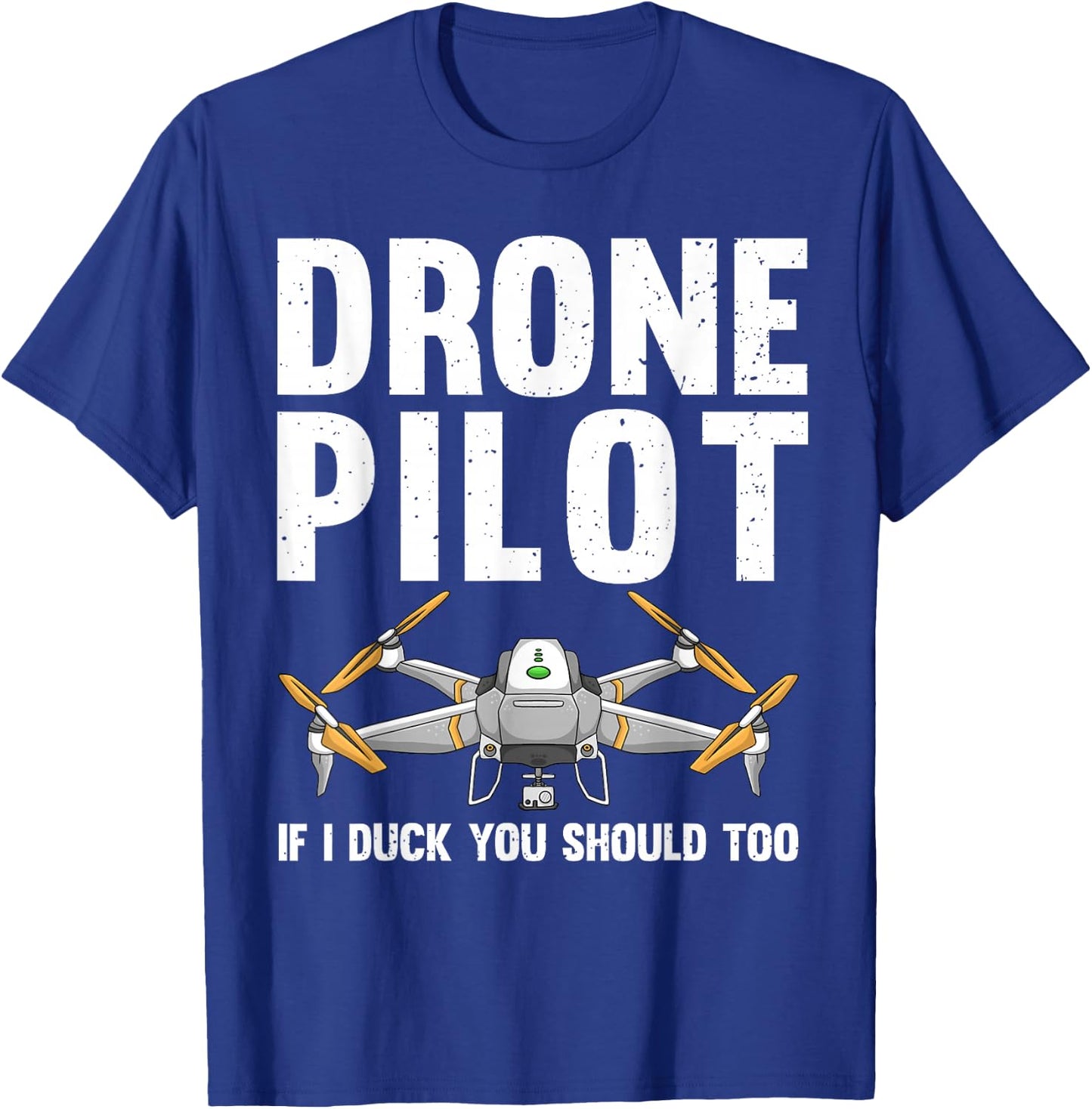 Funny Drone Pilot Design Women Kids Drone Operator T-Shirt - T-Shirt | Royal