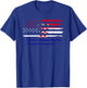 American Croatia Flag T-Shirt - T-Shirt | Royal