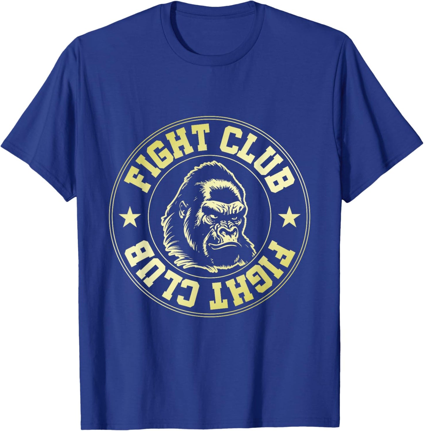 Gorilla Fight Club | Workout Gym Boxing MMA Fighter T-Shirt - T-Shirt | Royal