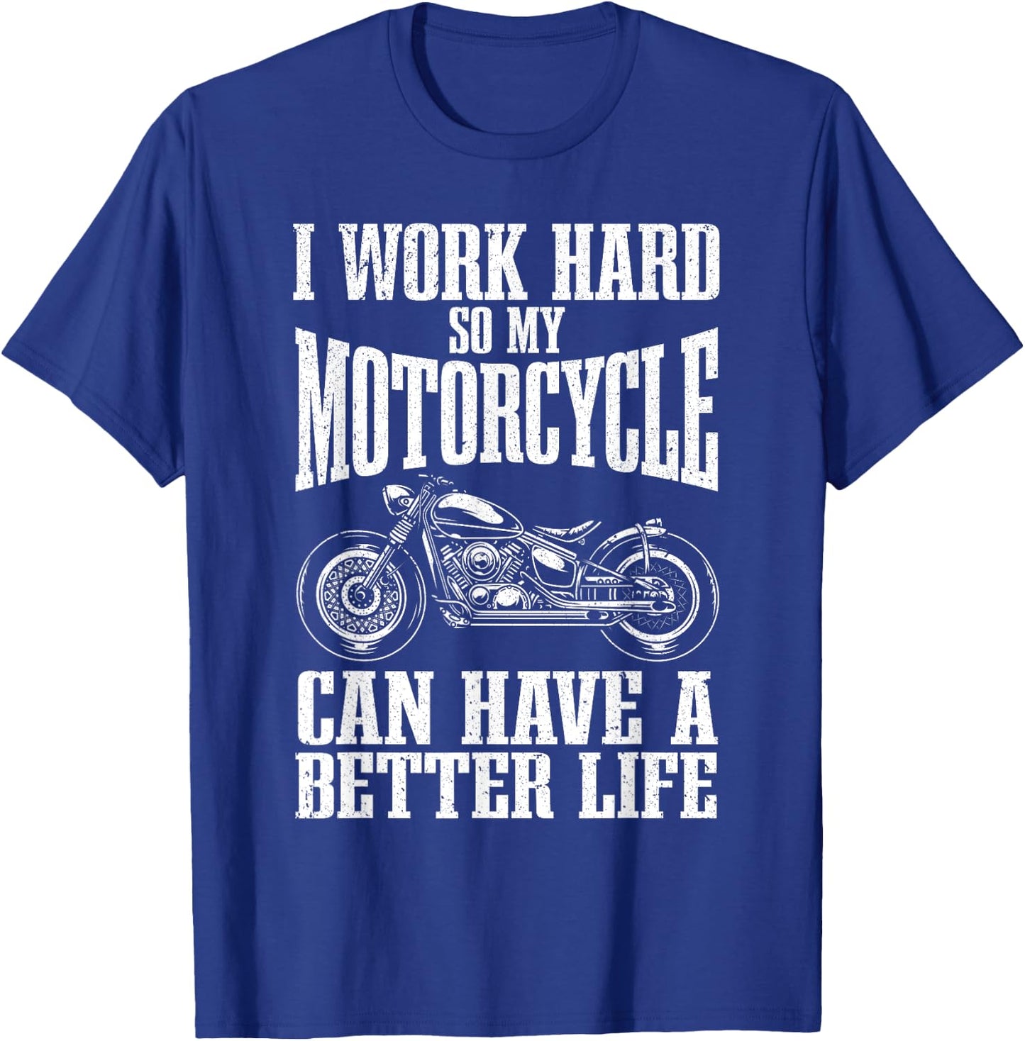 Cool Motorcycle Design Women Motorcycle Lover Rider T-Shirt - T-Shirt | Royal