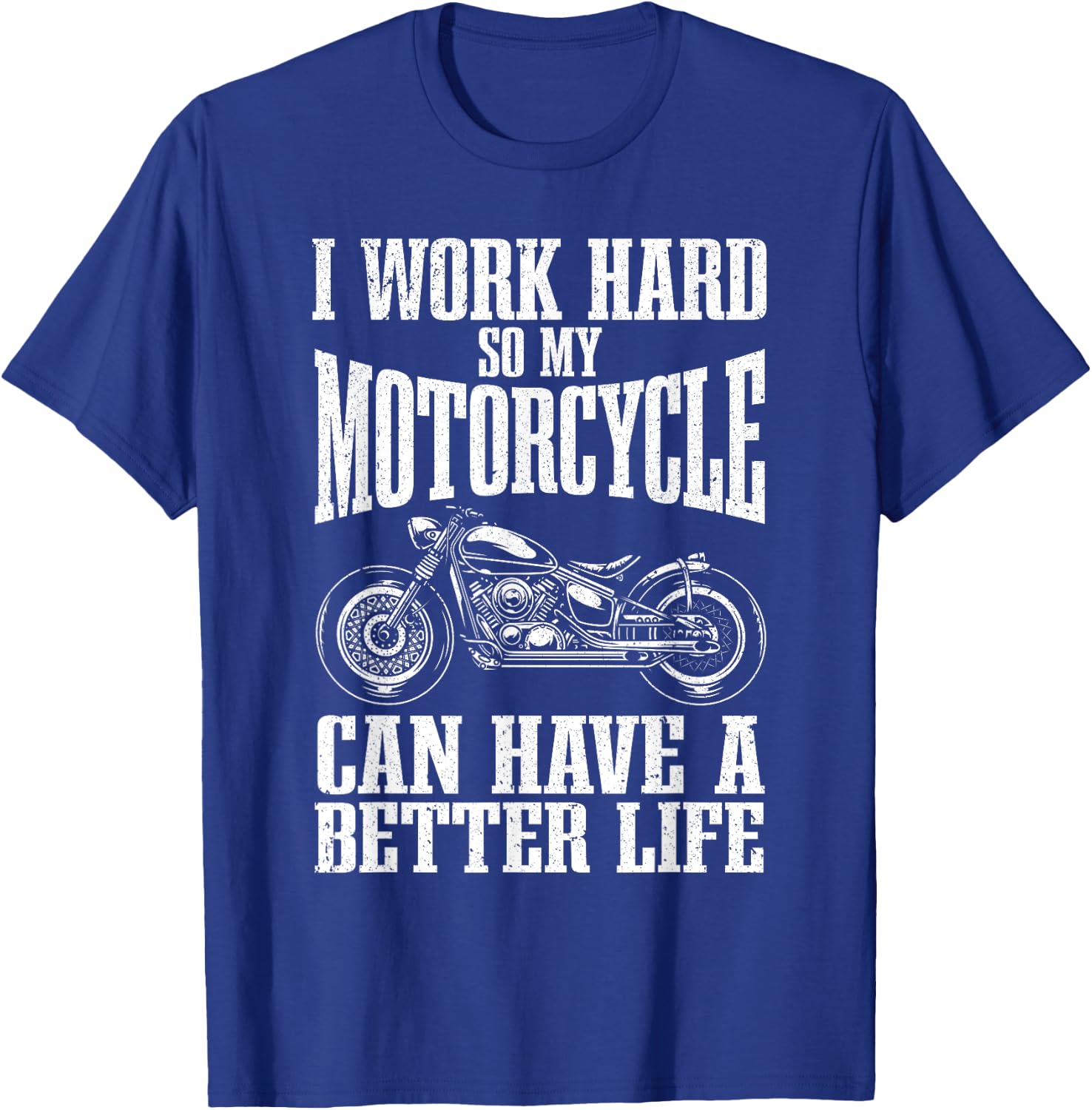 Cool Motorcycle Design Women Motorcycle Lover Rider T-Shirt - T-Shirt | Royal
