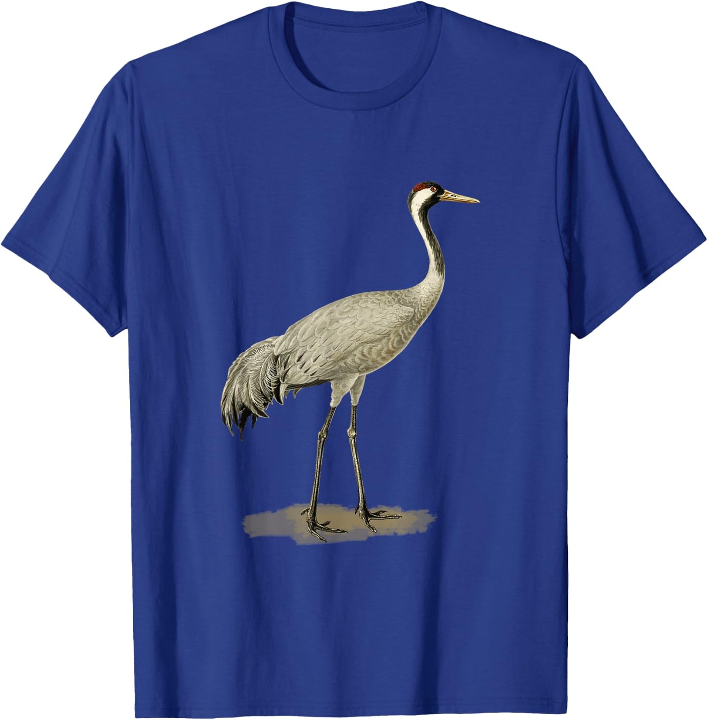 Sandhill Crane Antigone Canadensis Bird Refers North America T-Shirt - T-Shirt | Royal