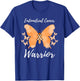 Warrior Endometrial Cancer Awareness Uterine Cancer T-Shirt - T-Shirt | Royal