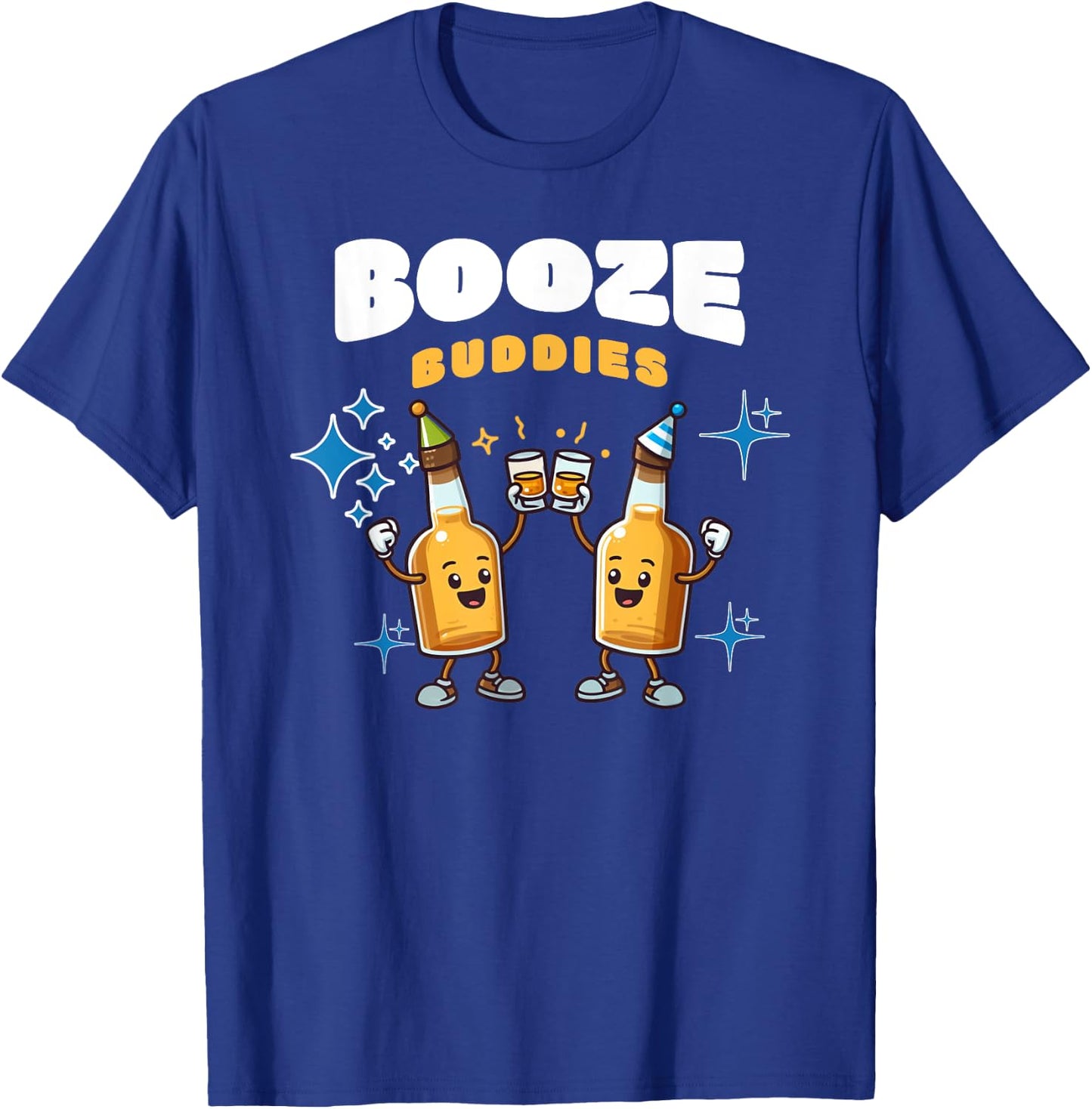 Booze Buddies Funny Alcoholic Festival Bar Hopping T-Shirt - T-Shirt | Royal