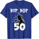 Hip Hop is 50 | 50th Anniversary Freestyle Rapper T-Shirt - T-Shirt | Royal