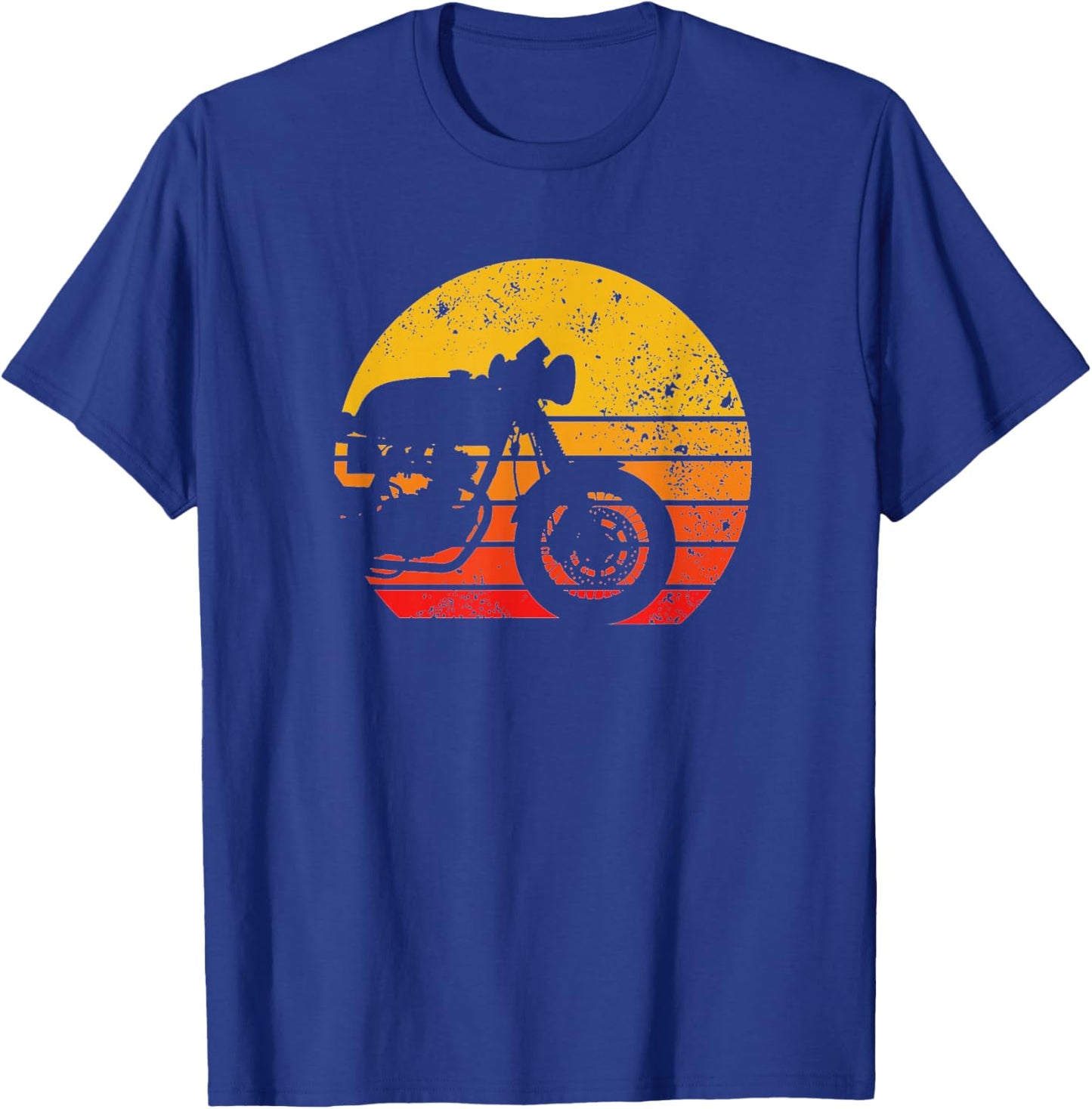 Motorcycle Shirt Vintage Retro for Cafe Racer Fans T-Shirt - T-Shirt | Royal