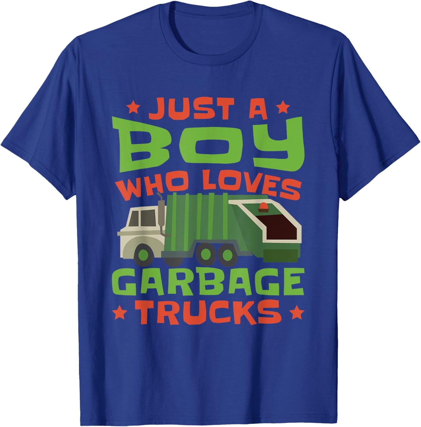 Trash Trucks Kids Garbage Truck Toddler T-Shirt - T-Shirt | Royal