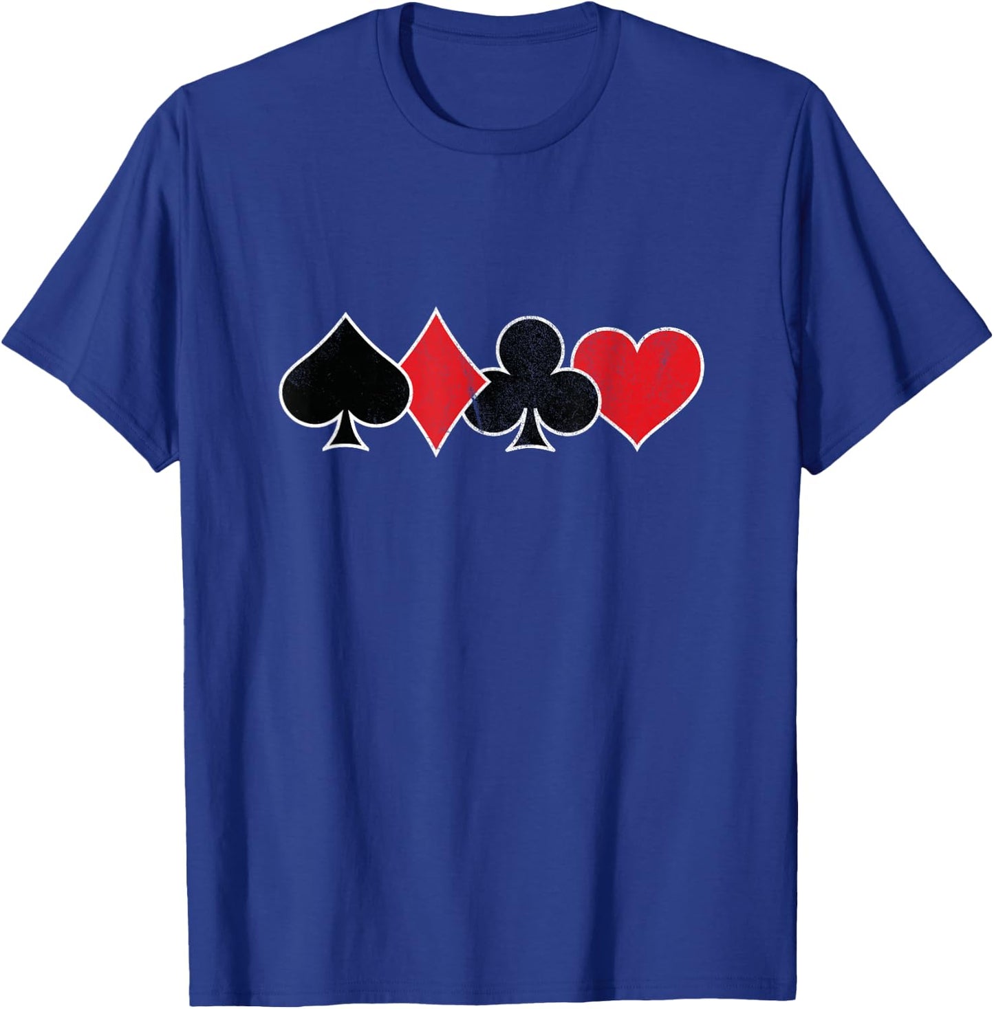 Poker Player Poker Cards Vintage Poker T-Shirt - T-Shirt | Royal