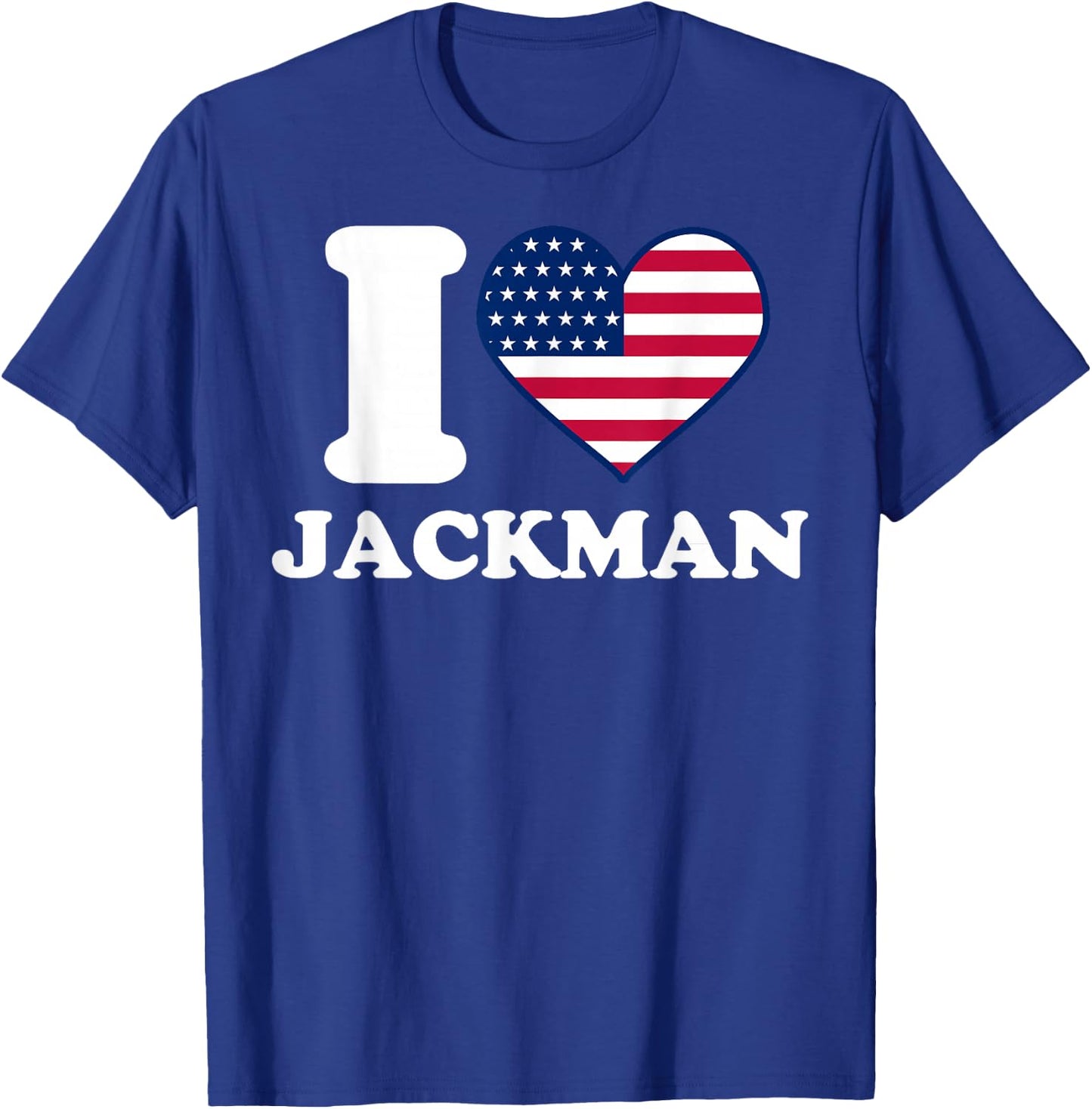 I love Jackman I heart Jackman T-Shirt - T-Shirt | Royal