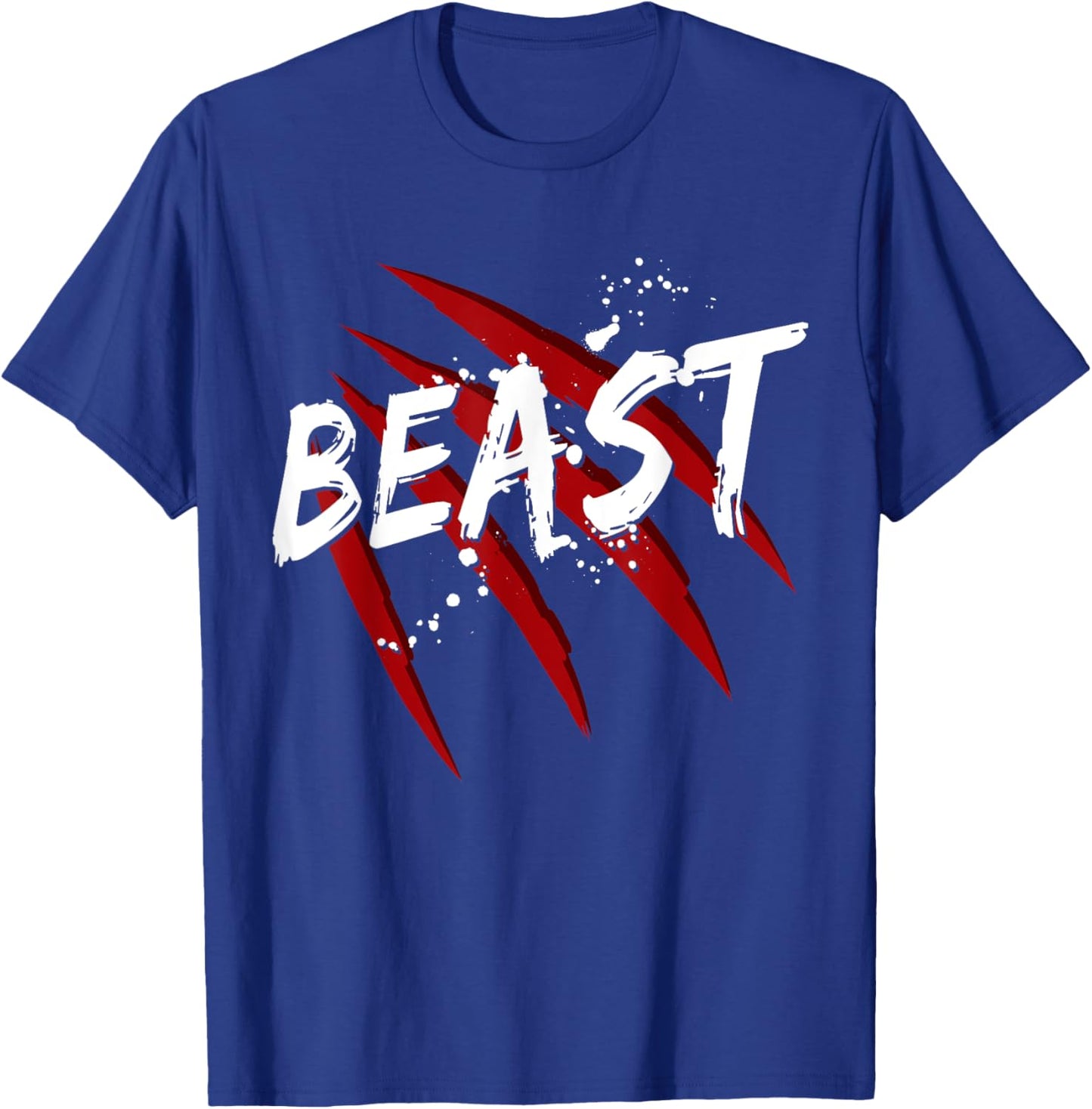 Gym Workout Training Beast Fitness Weight Loss Exercise T-Shirt - T-Shirt | Royal