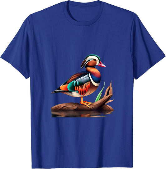 Cool looking mandarin Duck T-Shirt - T-Shirt | Royal