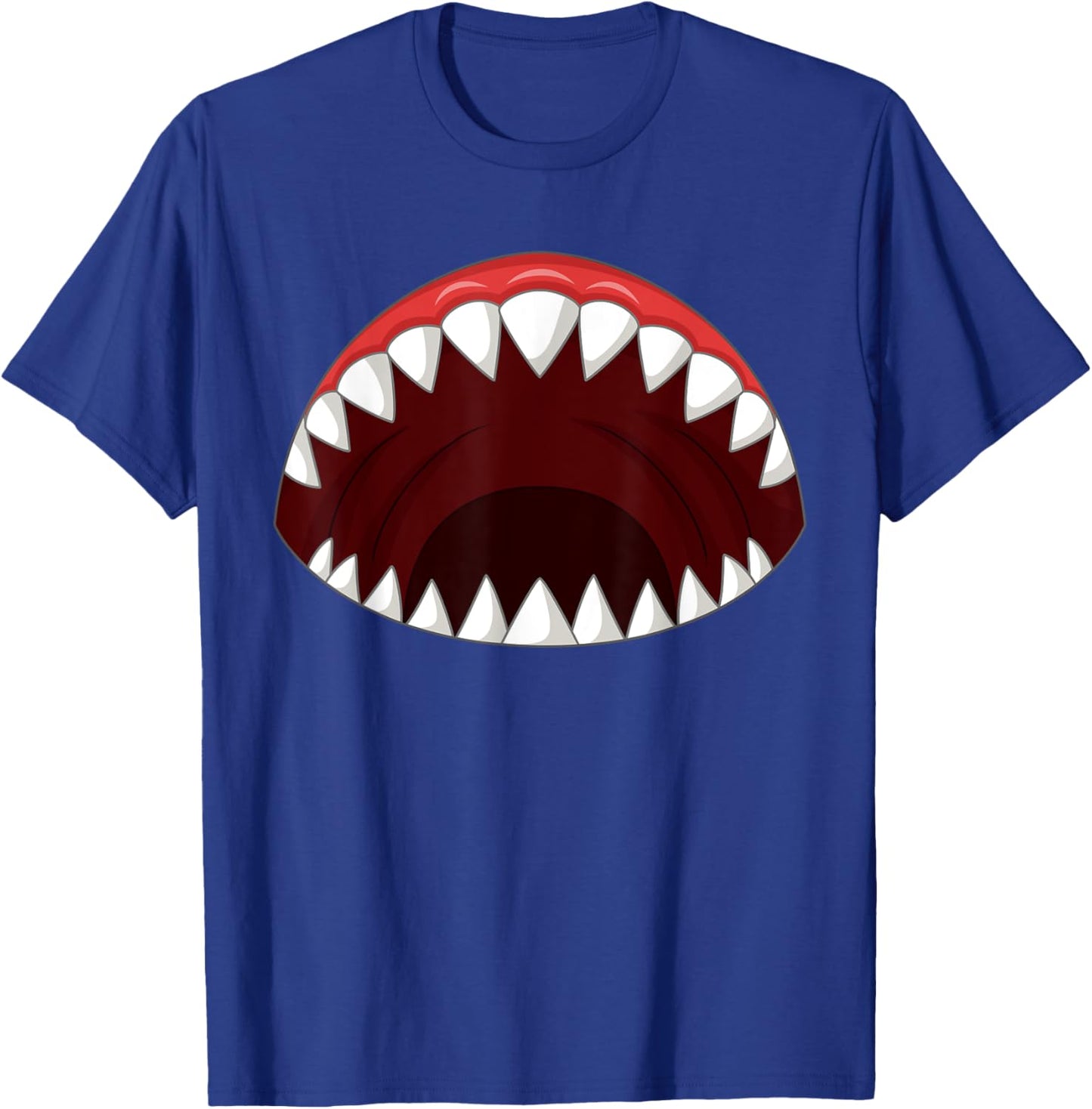 Shark with Open Mouth Shark Halloween Matching Costume T-Shirt - T-Shirt | Royal