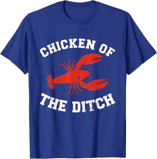 Mardi Gras Crawfish chicken of the ditch New Orleans T-Shirt - T-Shirt | Royal