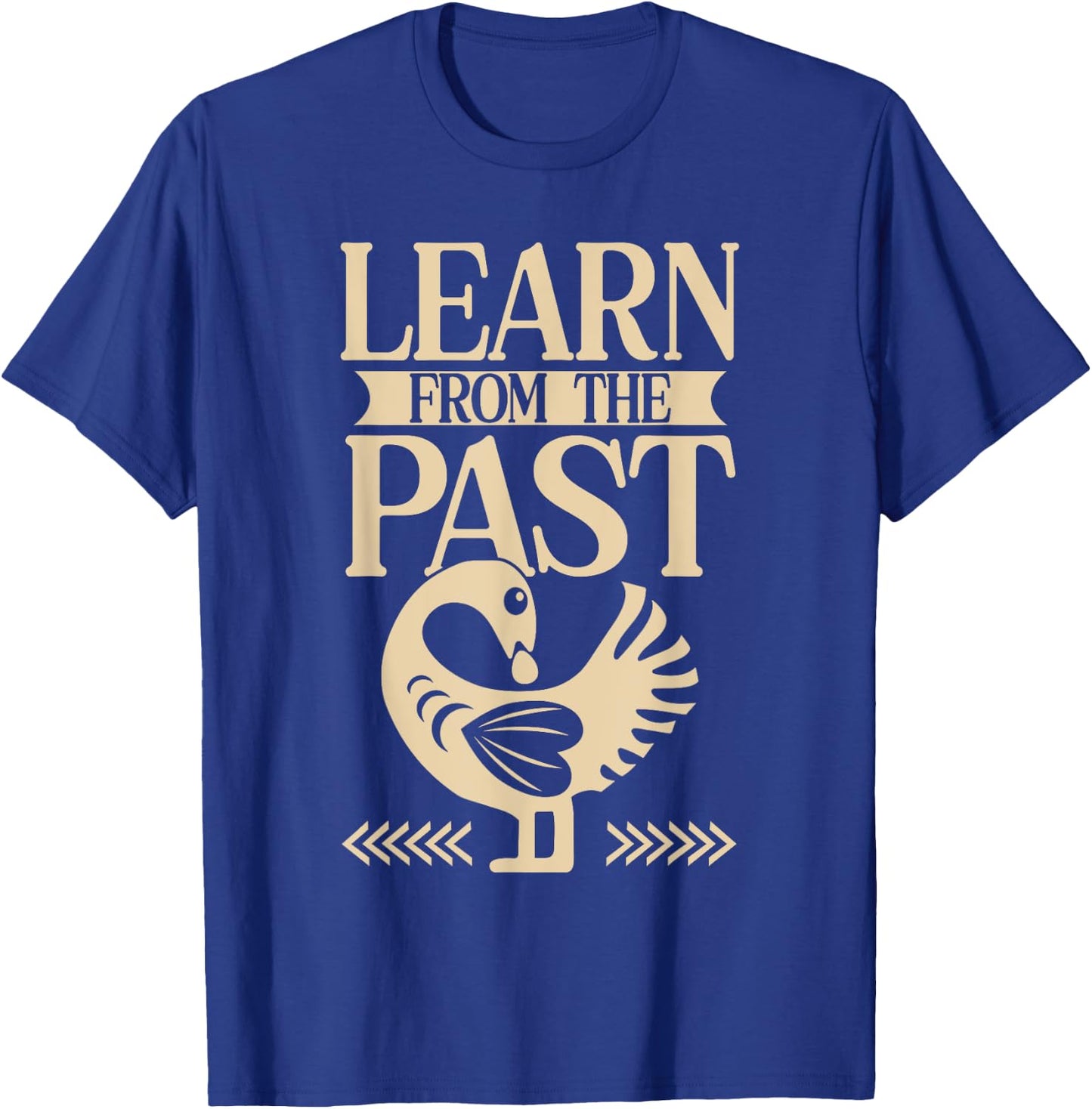 Sankofa Bird Learn From The Past T-Shirt - T-Shirt | Royal