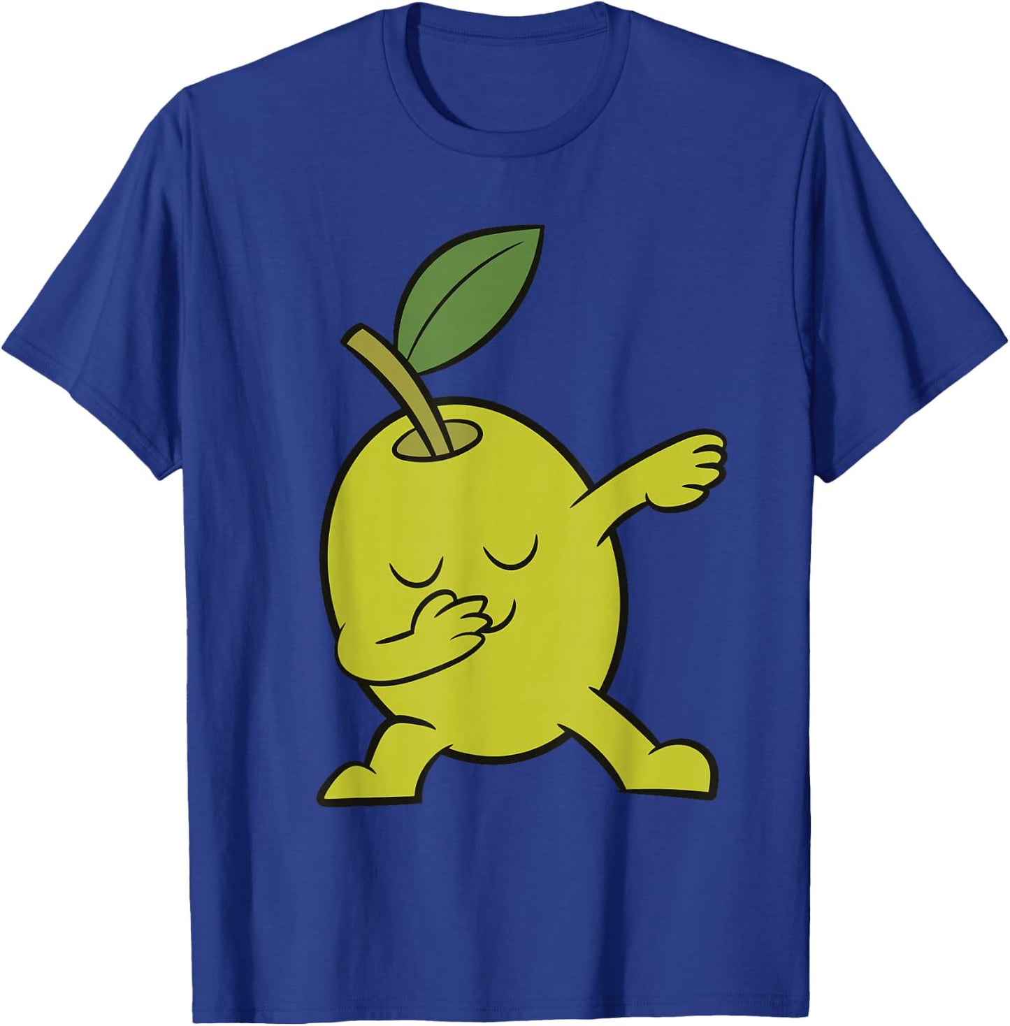 Green Olive Fruit Dabbing Cute Dabbing Olive T-Shirt - T-Shirt | Royal