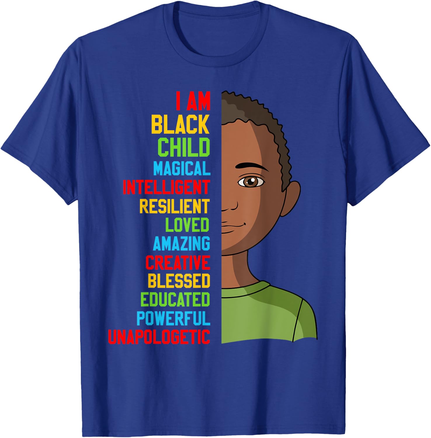 Black History Kids Im Black Child Month Boy Toddler T-Shirt - T-Shirt | Royal