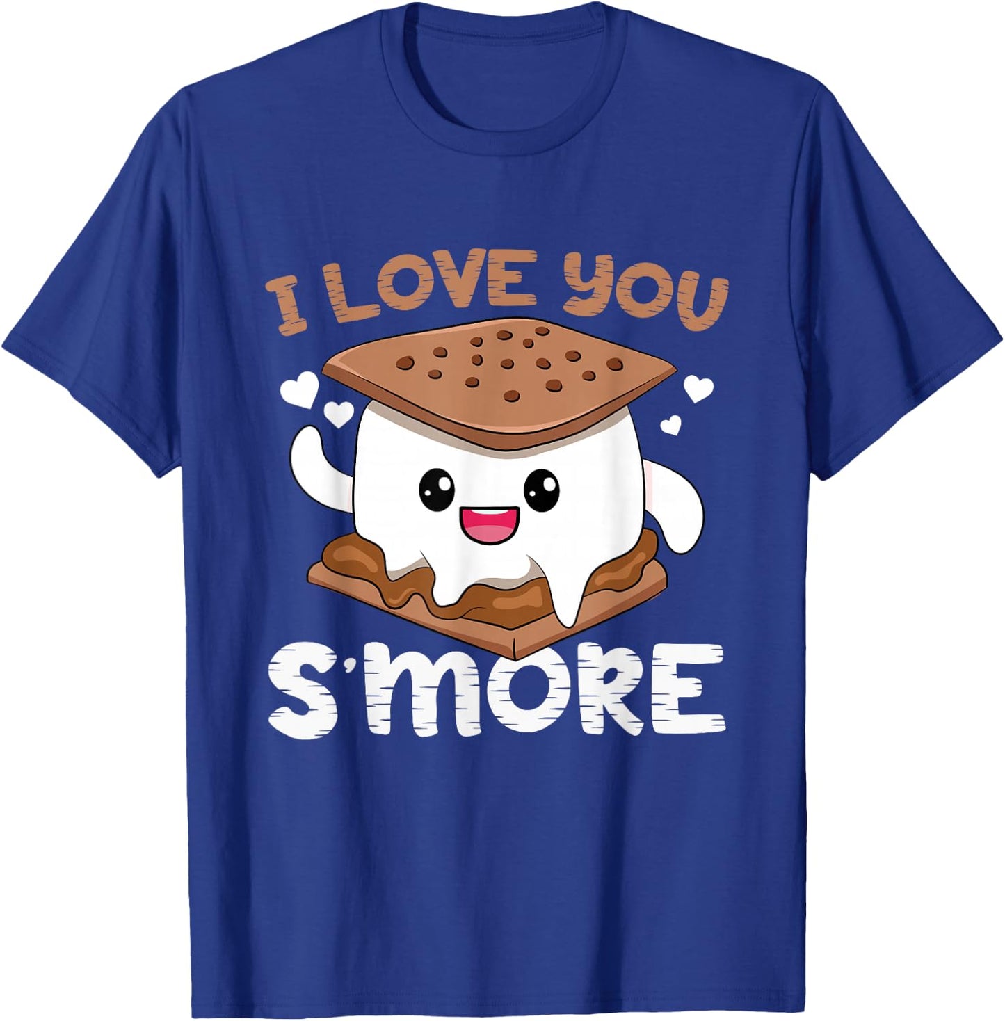 I Love You S'more Toddler Girl Camping Boy Campfire Smores T-Shirt - T-Shirt | Royal