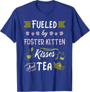 Foster Kitten Rescue Mom Tea Lover T-Shirt - T-Shirt | Royal