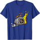 Snail Turbo Mollusk Snails Lover Gastropods Snail Shell T-Shirt - T-Shirt | Royal