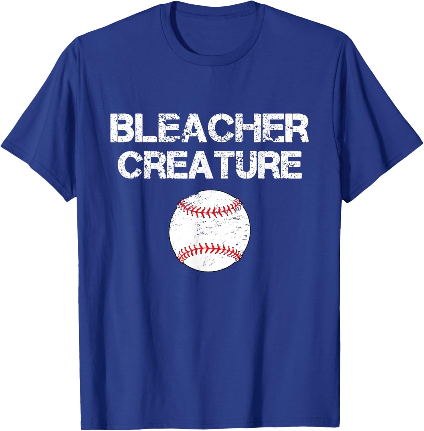 Bleacher Creature Meme Vintage New York Baseball T-Shirt - T-Shirt | Royal