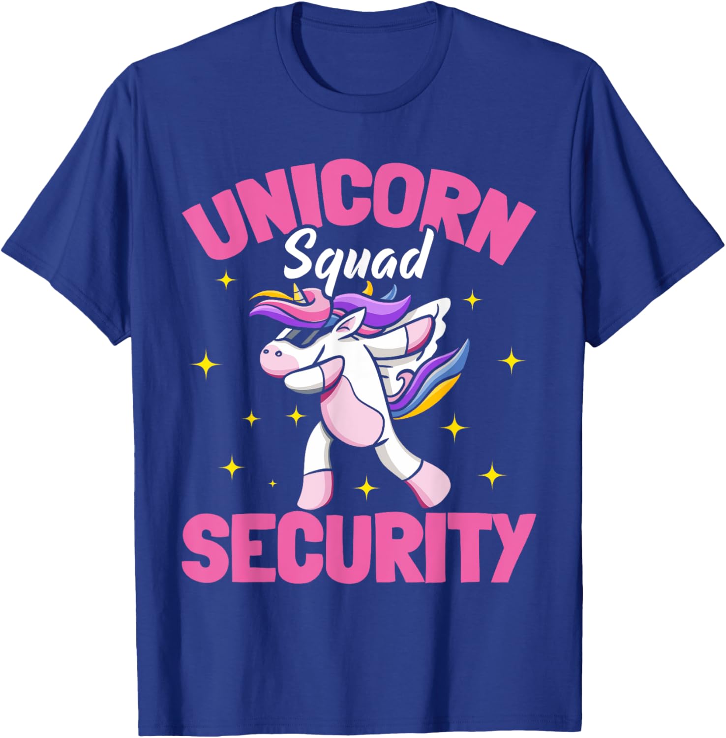 Unicorn Parents Birthday Party Security T-Shirt - T-Shirt | Royal