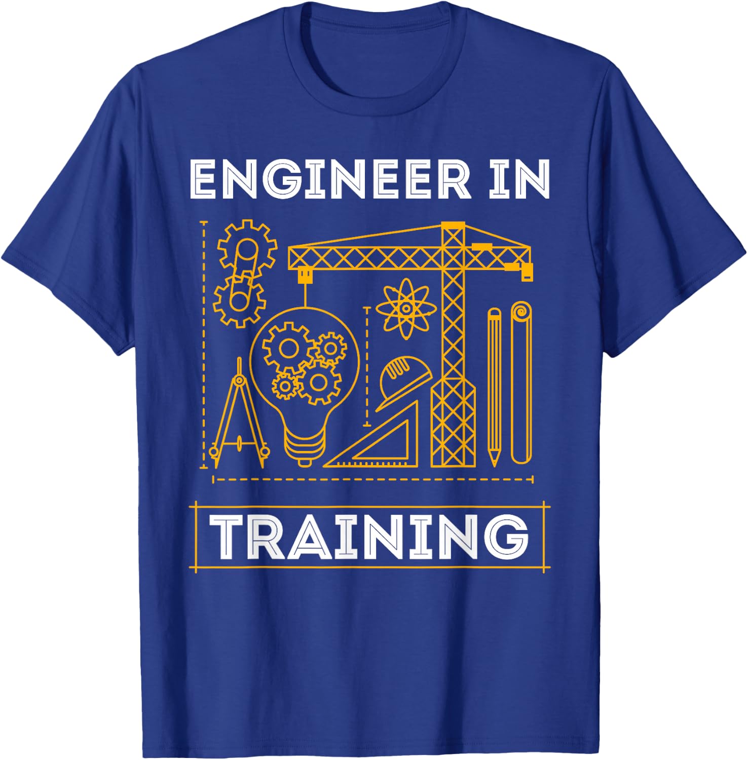 Engineer in Training Future Engineer Holding Engineering T-Shirt - T-Shirt | Royal