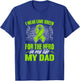 Wear Lime Green For Dad Non-Hodgkin Lymphoma Awareness T-Shirt - T-Shirt | Royal