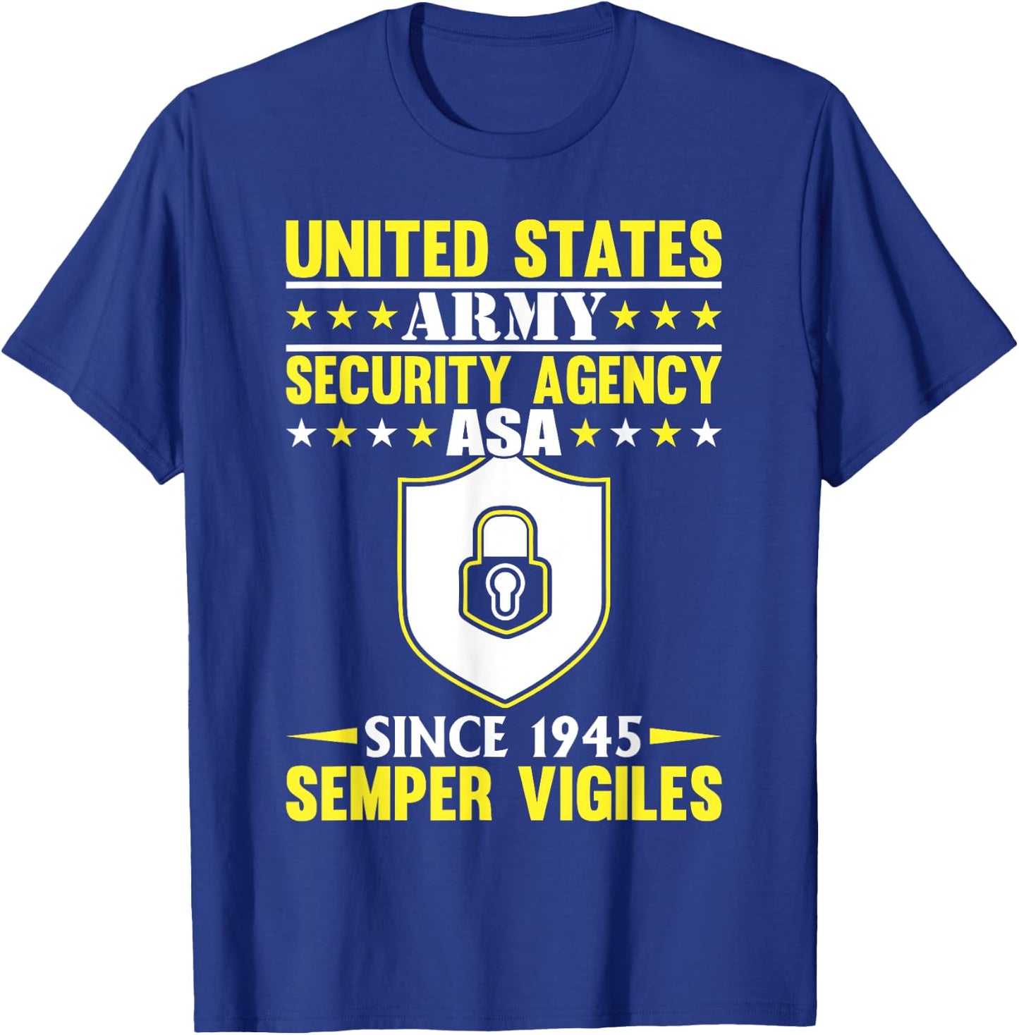 Fbi Jacket Army Security Agency National Security Agency T-Shirt - T-Shirt | Royal