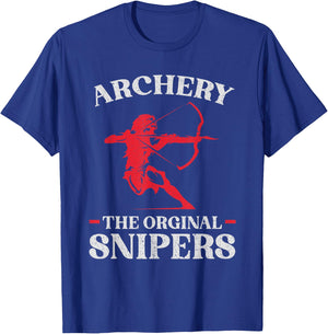 Archery The original Snipers - Bowman Bow Hunting Archer T-Shirt - T-Shirt | Royal