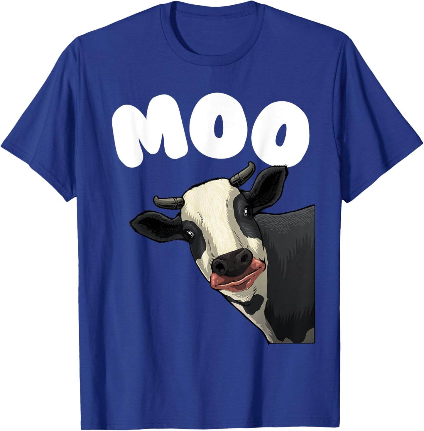 Cool Cow Women Moo Cow Farmer Herd Cows Cattle Lover T-Shirt - T-Shirt | Royal