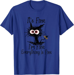 Bleached Baseball Mom Messy cat Softball Mom Mother's Day Women Kids T-Shirt - T-Shirt | Royal