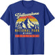 Yellowstone Vintage Retro National Park T-Shirt - T-Shirt | Royal