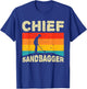 Chief Sandbagger Gag Golf T-Shirt - T-Shirt | Royal