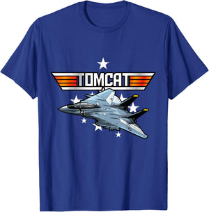 USA Tomcat Military Jet Airplane T-Shirt - T-Shirt | Royal
