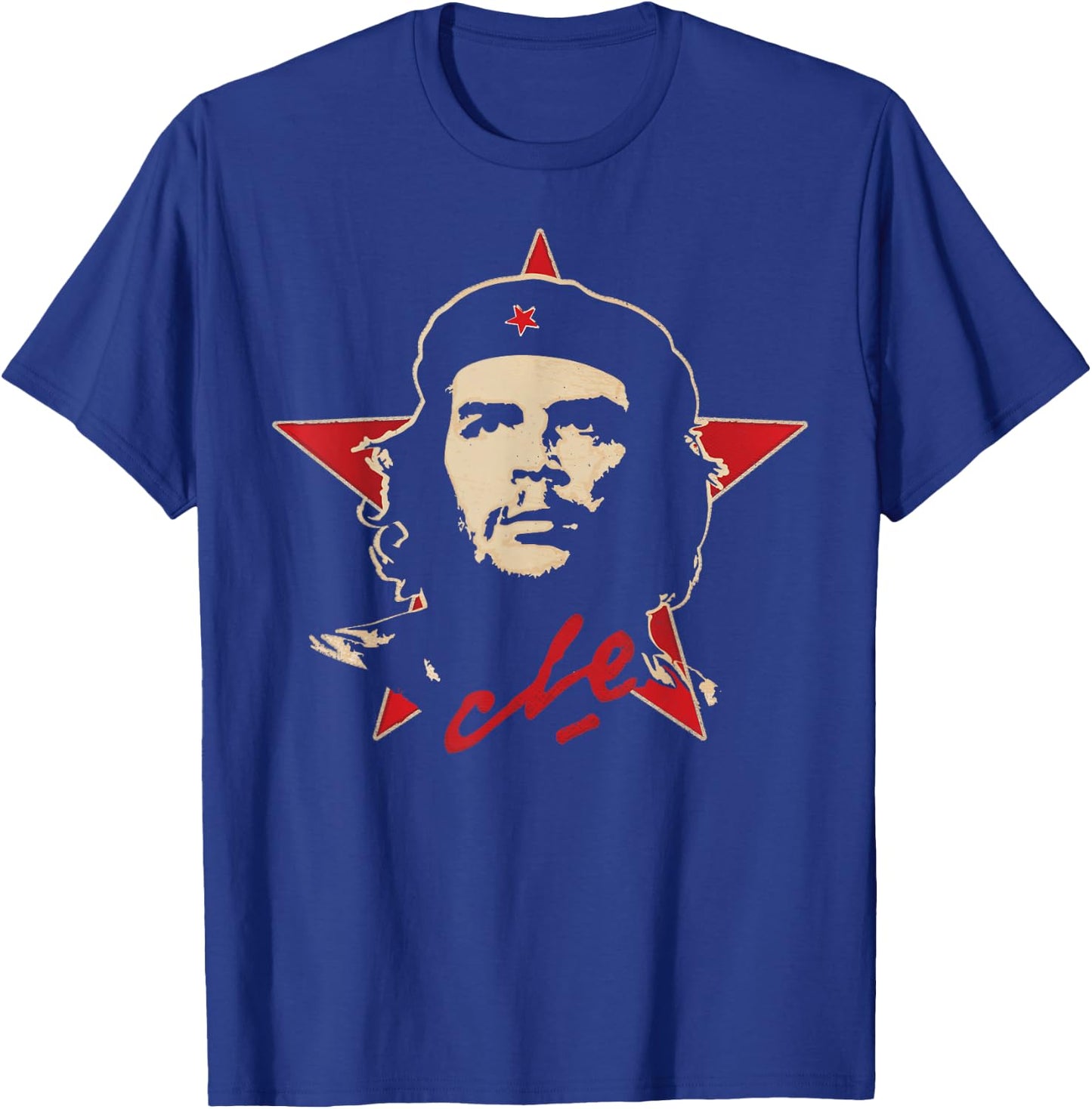 Che Guevara Shirt Revolution Rebel Cuban El Che Cuba Hero T-Shirt - T-Shirt | Royal