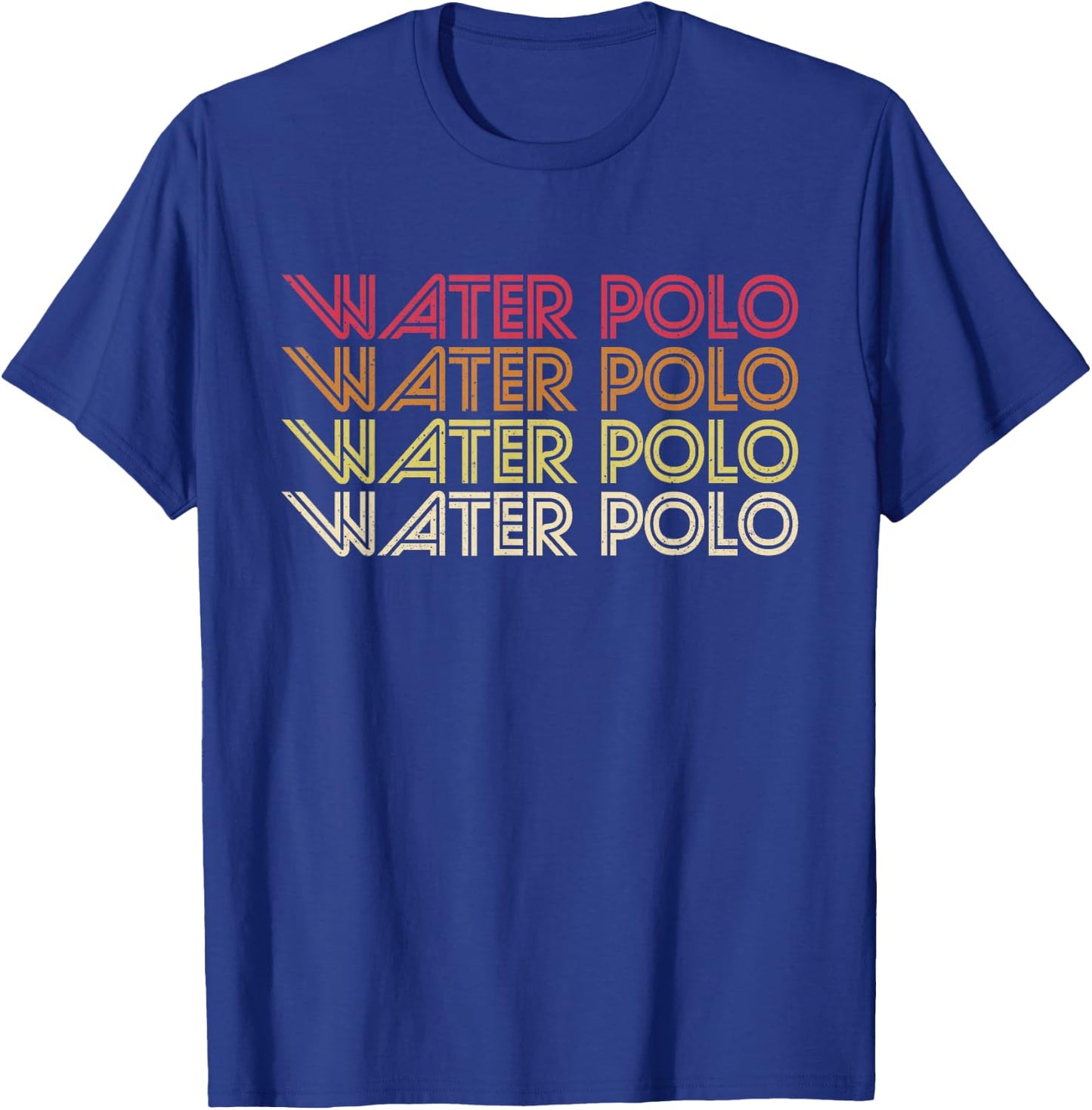 Retro Waterpolo Vintage Water Polo T-Shirt - T-Shirt | Royal