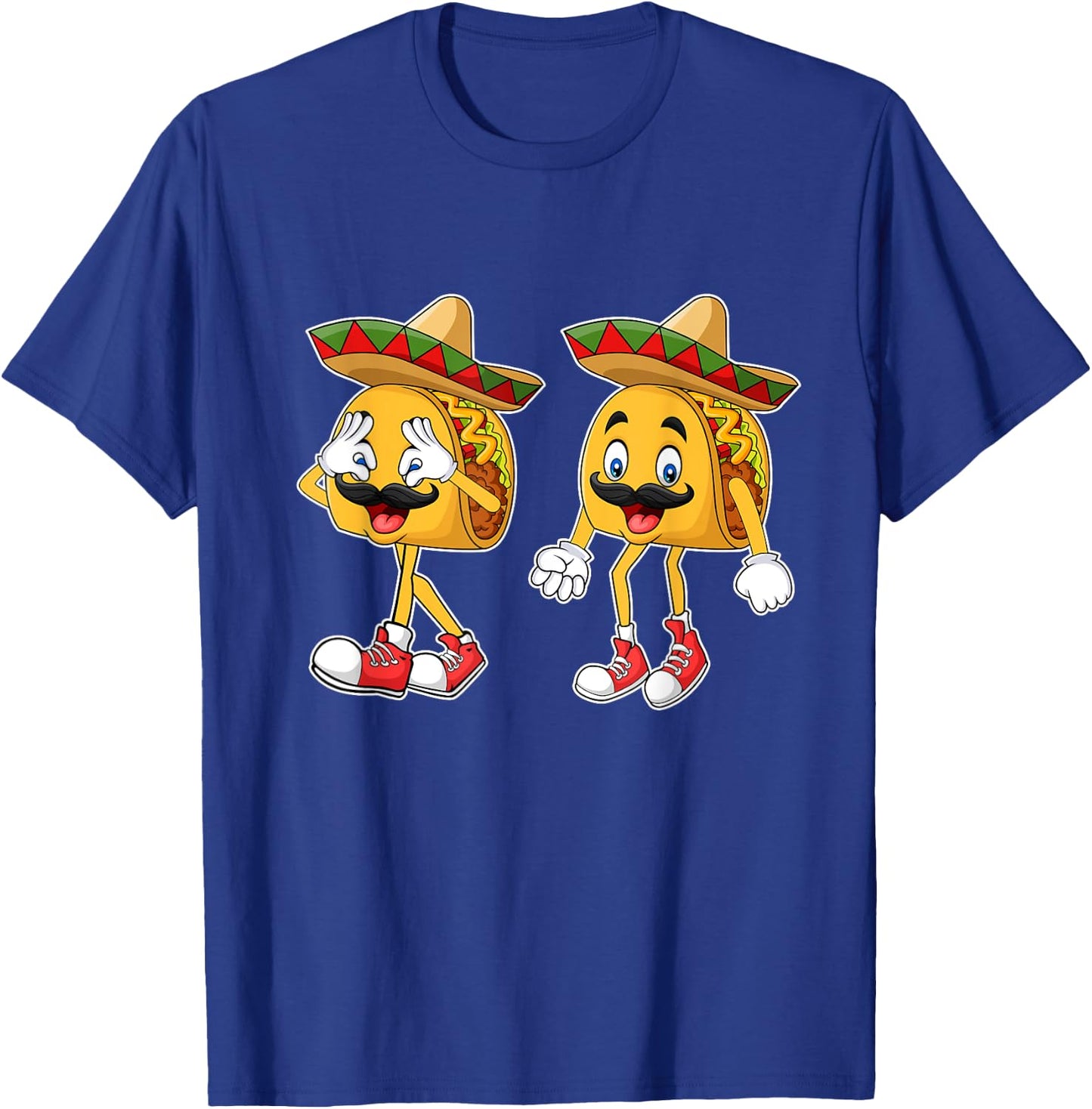 Cute Taco Griddy Dance Cinco de Mayo 2024 Boys Girls Men T-Shirt - T-Shirt | Royal