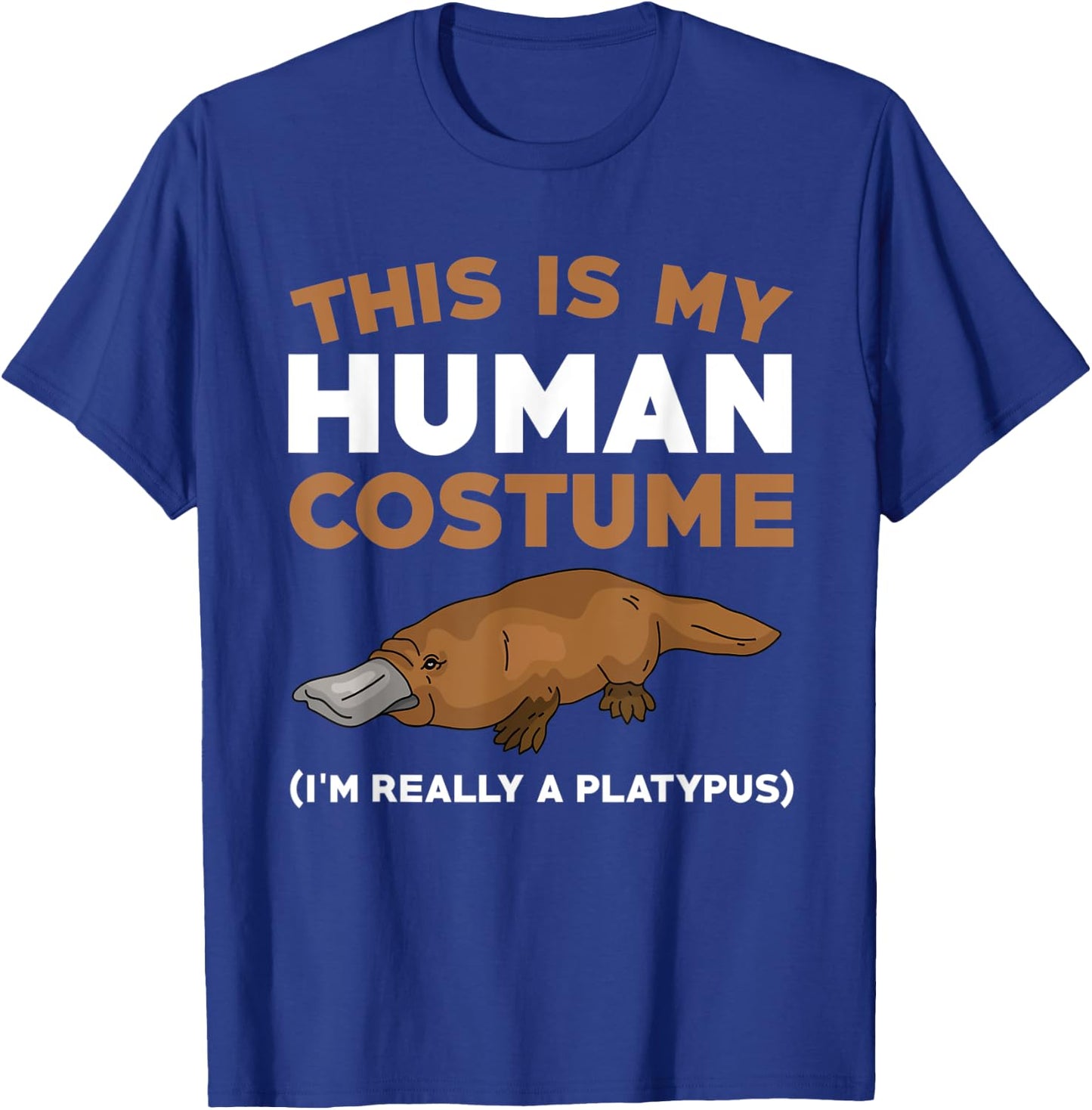 Funny Platypus Lover Outfit Love Platypuses T-Shirt - T-Shirt | Royal