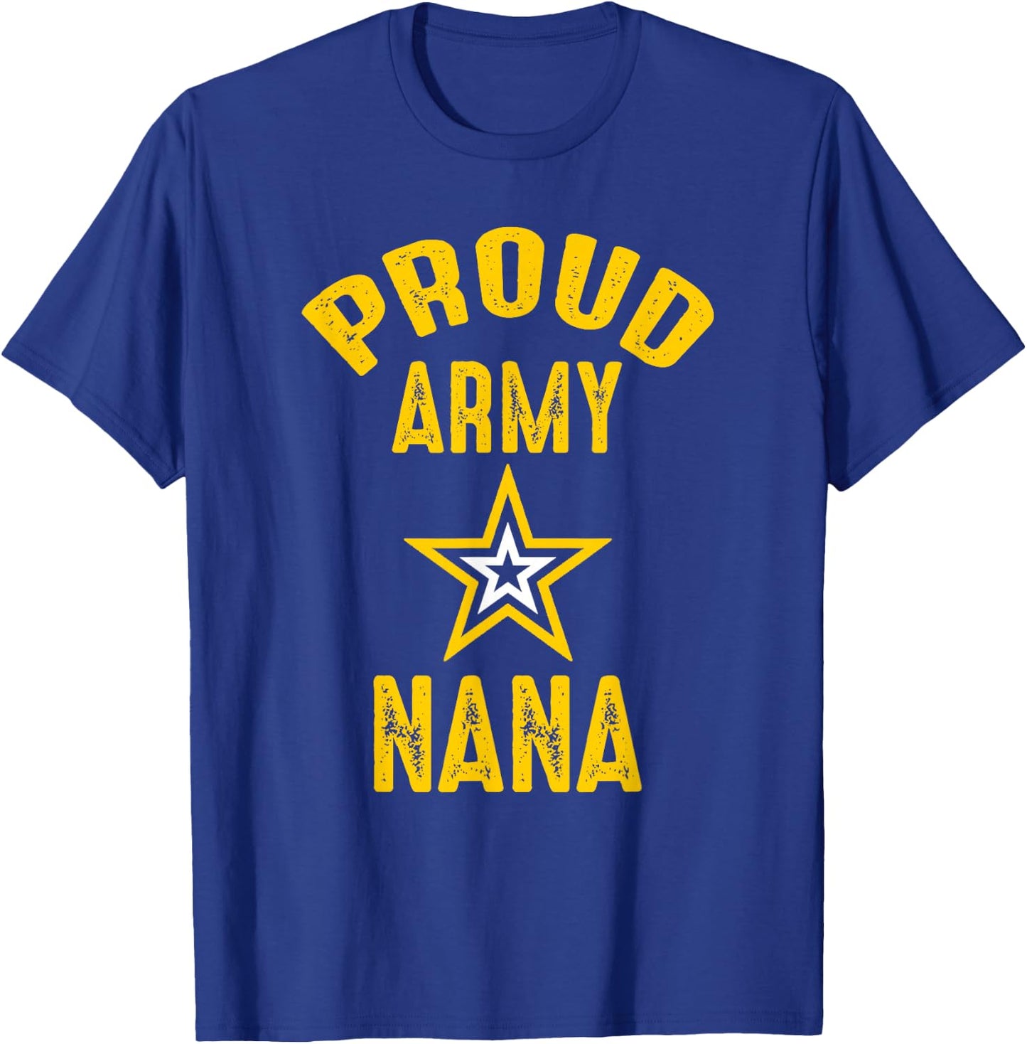 Vintage Proud Army NANA Veterans Family Reunion Match T-Shirt - T-Shirt | Royal