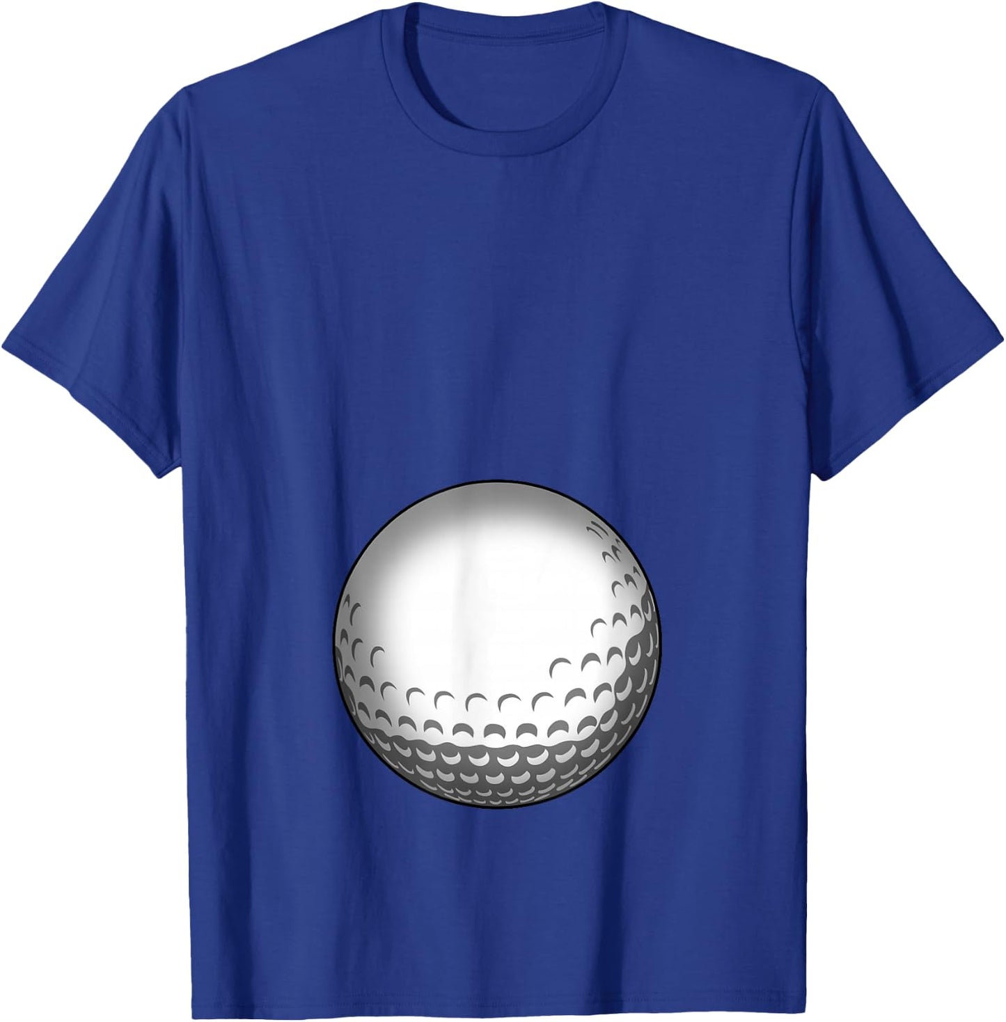Funny Golf Player Baby Belly Mum T-Shirt - T-Shirt | Royal