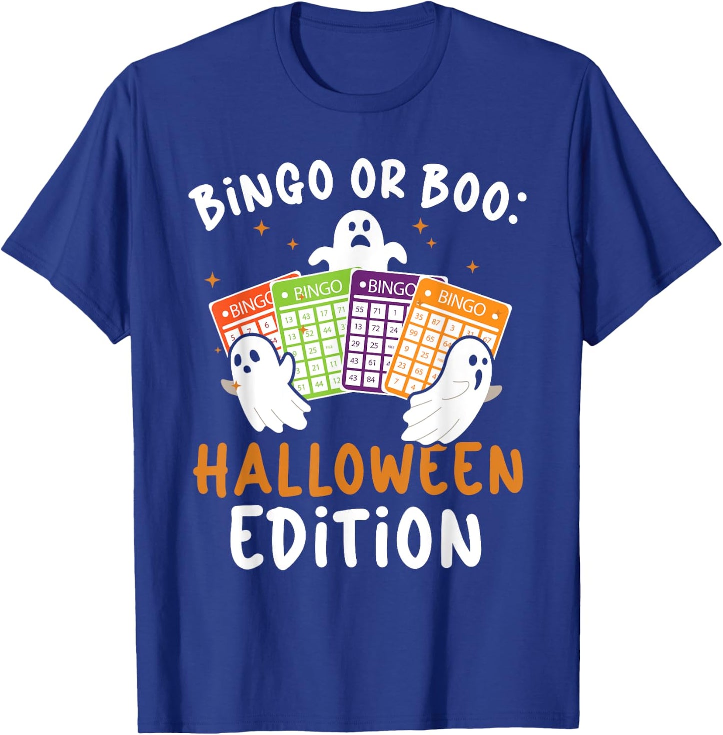 Bingo Halloween Trick Or Treat Bingo Player Bingo Caller T-Shirt - T-Shirt | Royal