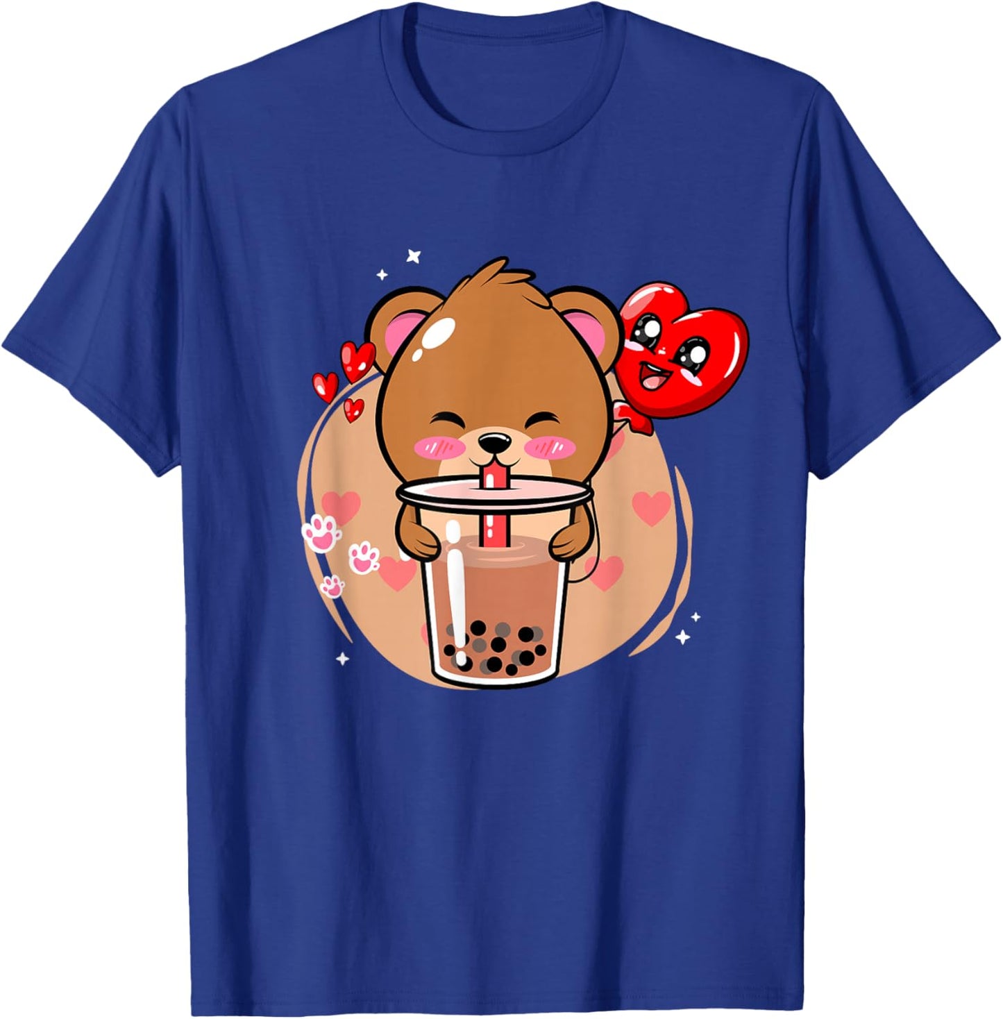 Anime Kawaii Boba Bear Bubble Tea Bear Boba Tea Bear Kuma T-Shirt - T-Shirt | Royal