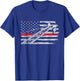 Crane operator Usa Flag Heavy Equipment Crane T-Shirt - T-Shirt | Royal