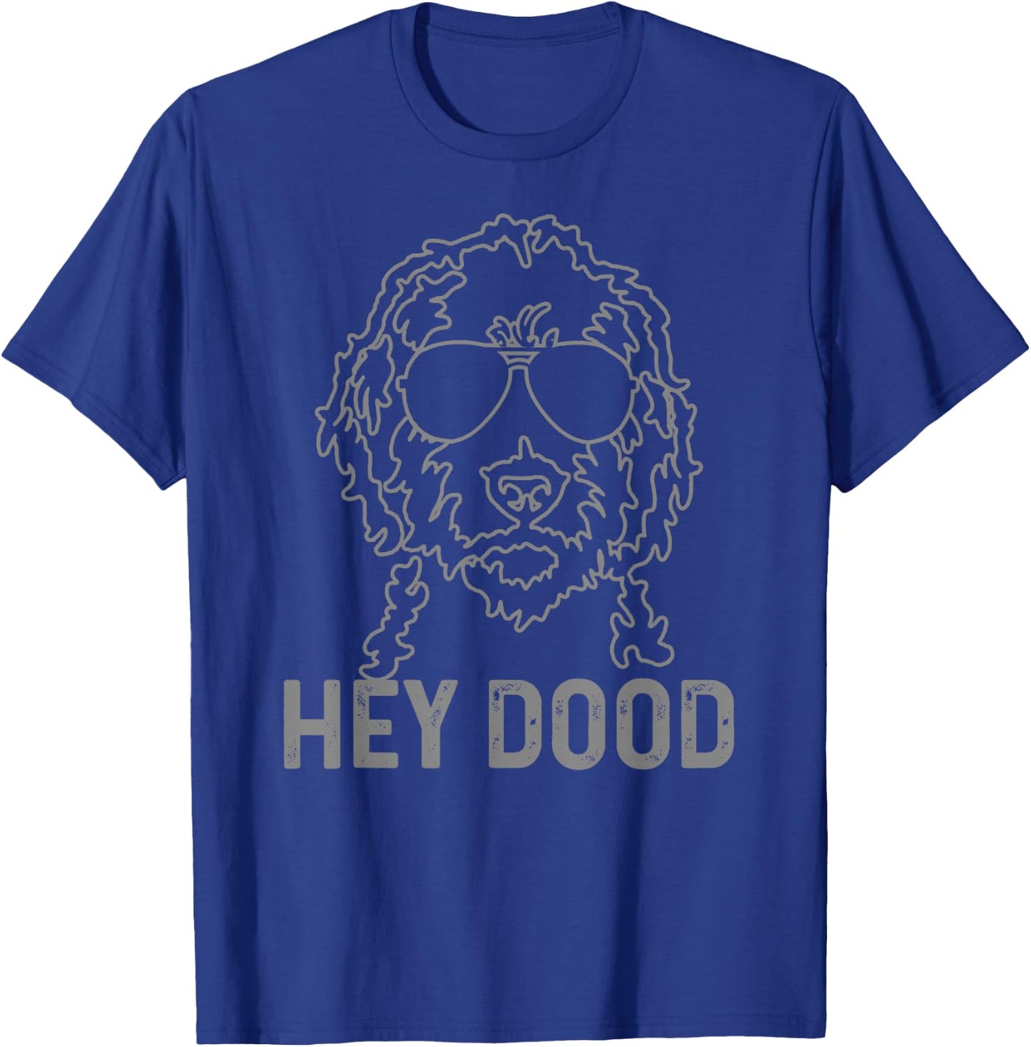 Goldendoodle Hey Dood Funny Labradoodle Doodle Dog T-Shirt - T-Shirt | Royal